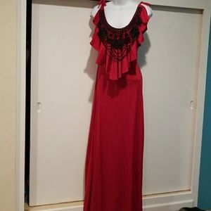 Climax by David Howard Vintage Ruffle Dress